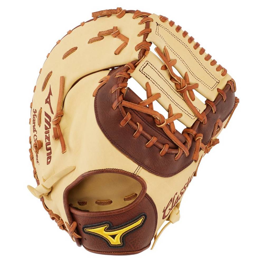 Mizuno Classic Pro Soft First Base 12.5" - Erkek Catchers Mitt - Haki Türkiye (NSZLPT-821)